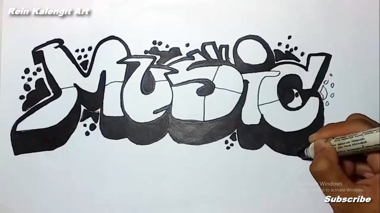 Detail Gambar Grafiti Keren Simple Nomer 9