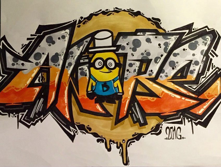 Detail Gambar Grafiti Minion Nomer 11