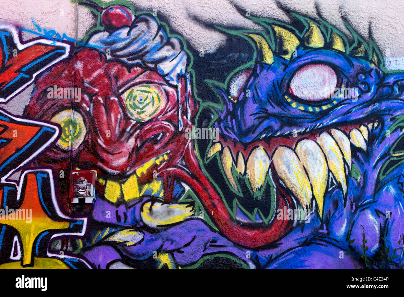 Detail Gambar Grafiti Monster Nomer 10