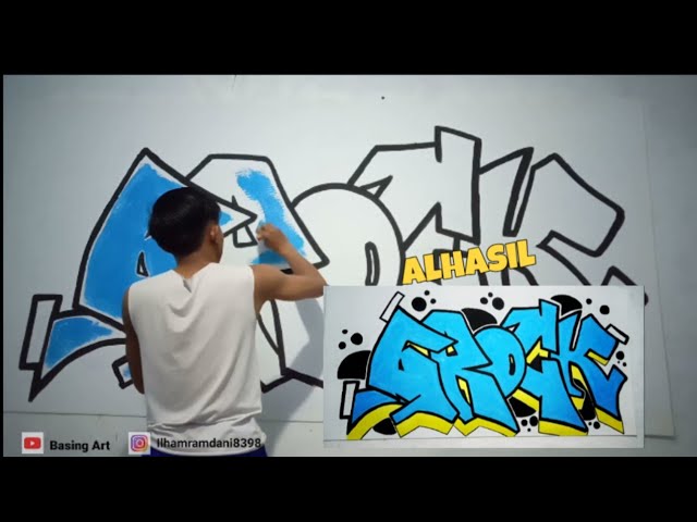 Detail Gambar Grafiti Monster Gambar Grafiti Nama Nomer 26