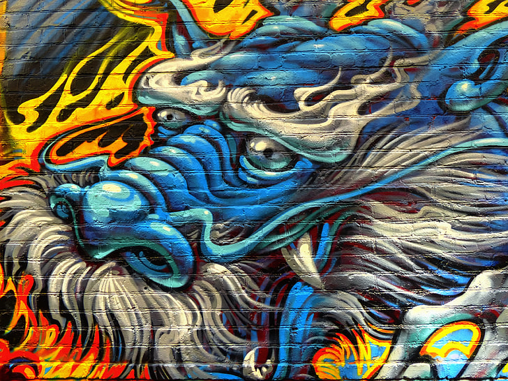 Detail Gambar Grafiti Naga Nomer 10