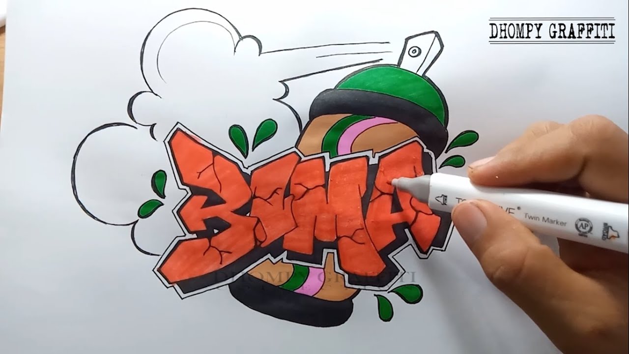 Detail Gambar Grafiti Nama Bagus Nomer 33