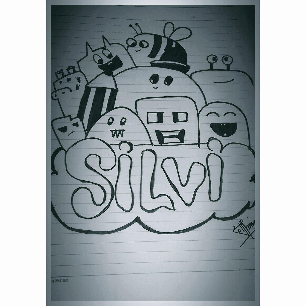 Gambar Grafiti Nama Silvi - KibrisPDR