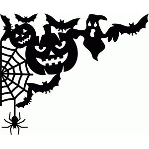Detail Halloween Spinnennetz Scherenschnitt Nomer 19