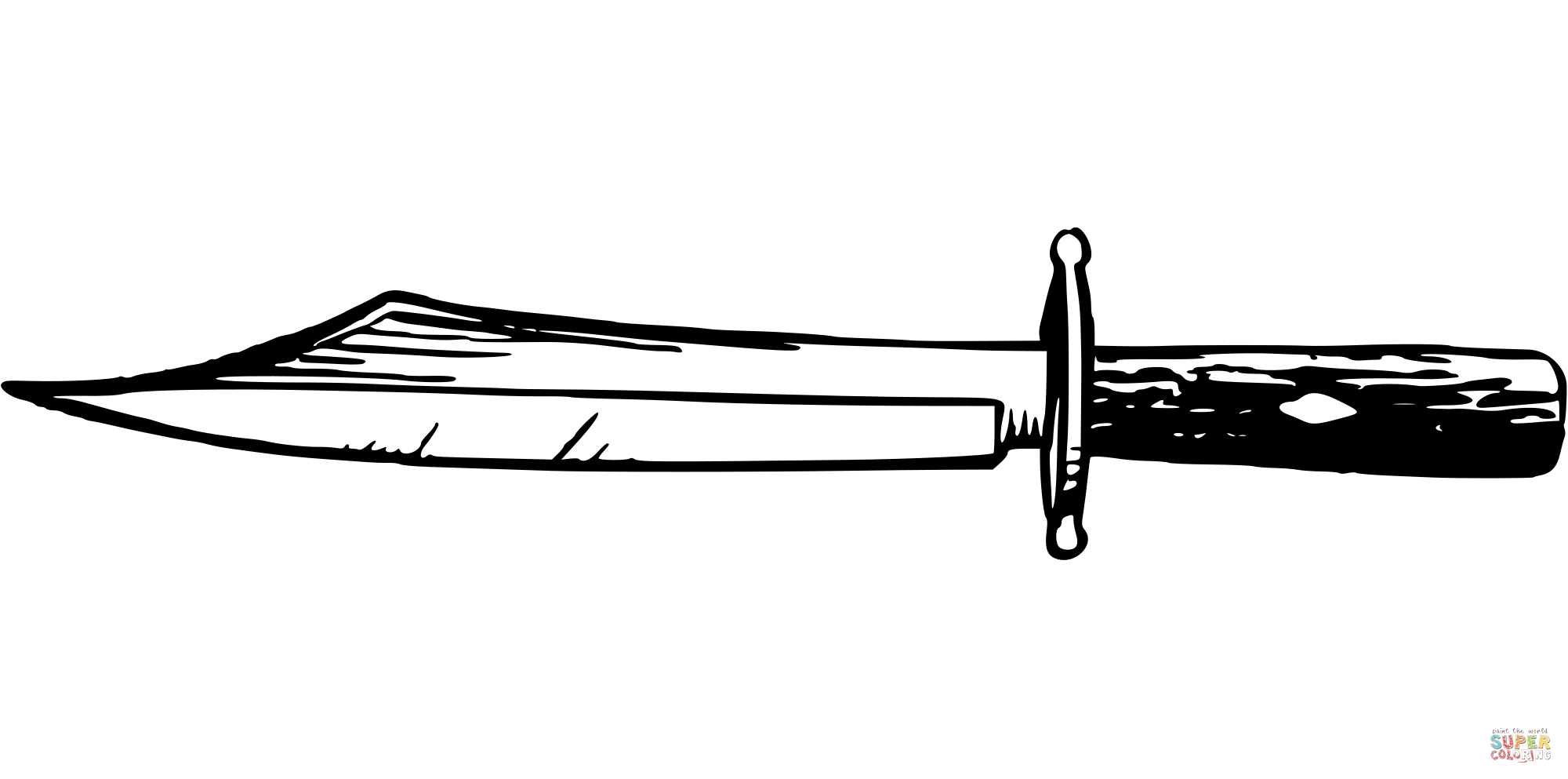 Detail Messer Ausmalbild Nomer 3