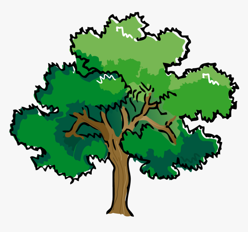 Detail Oak Tree Clipart Png Nomer 3