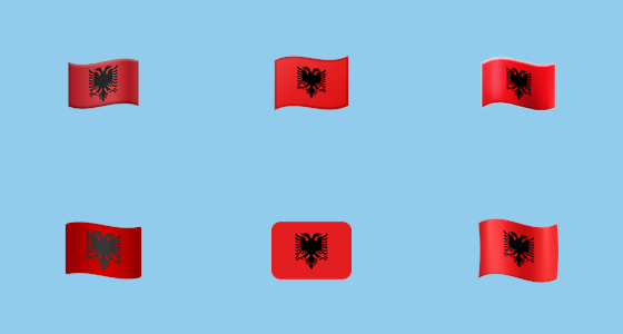 Detail Albanische Flagge Emoji Nomer 3