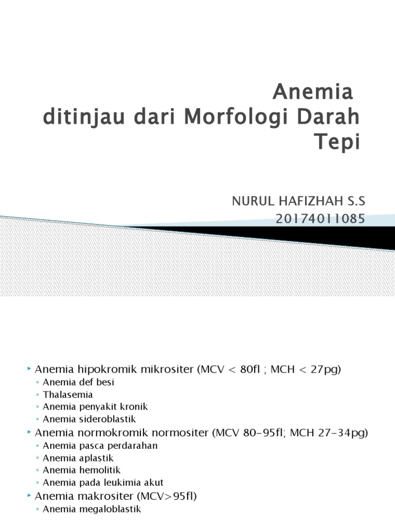 Detail Gambaran Darah Tepi Anemia Nomer 35