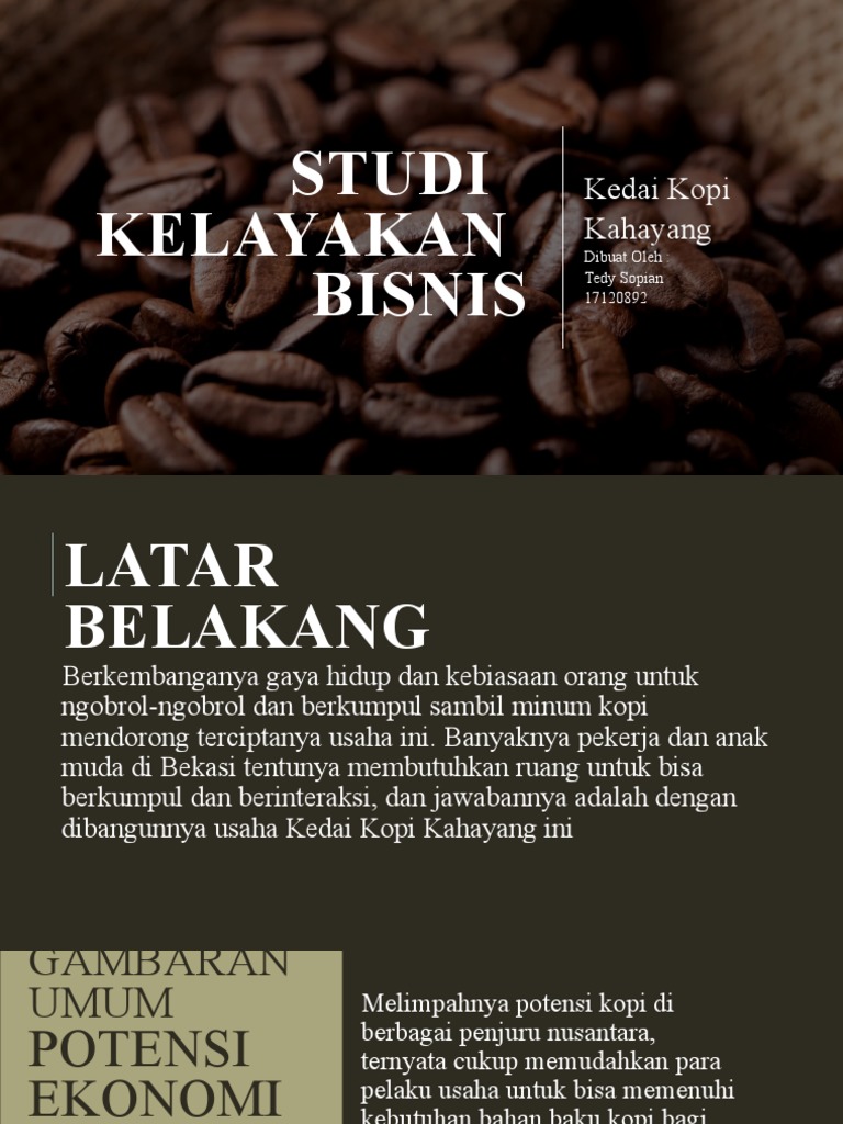 Detail Gambaran Umum Usaha Kedai Kopi Nomer 11