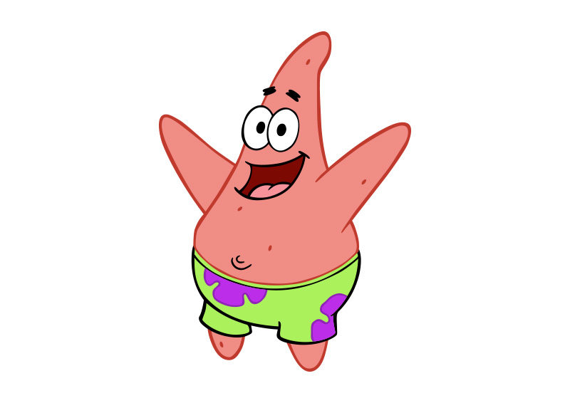 Patrick Star Vector - KibrisPDR