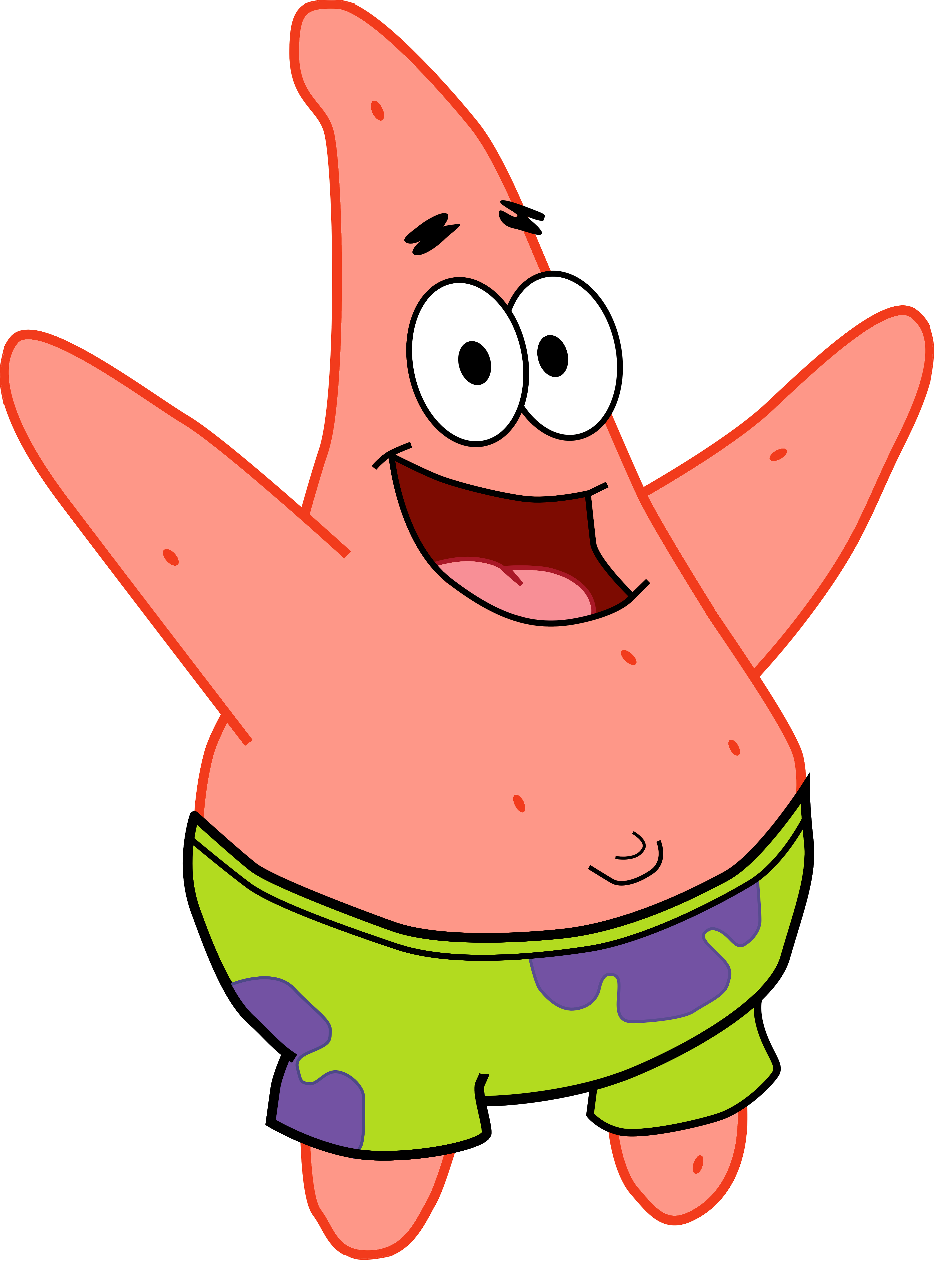 Detail Patrick Star Vector Nomer 3