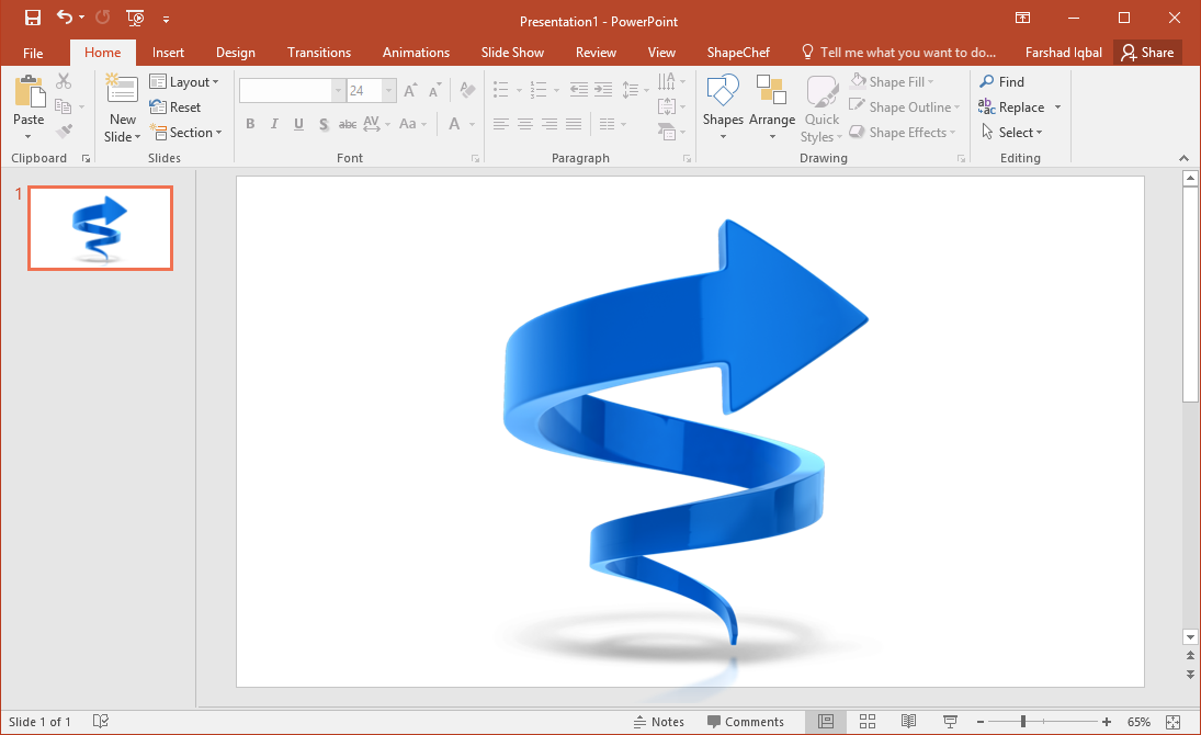 Detail Powerpoint Spirale Nomer 3