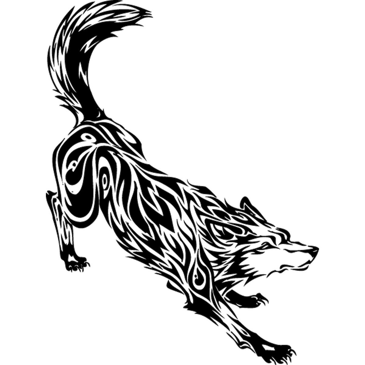 Detail Bleistift Wolf Zeichnung Nomer 8
