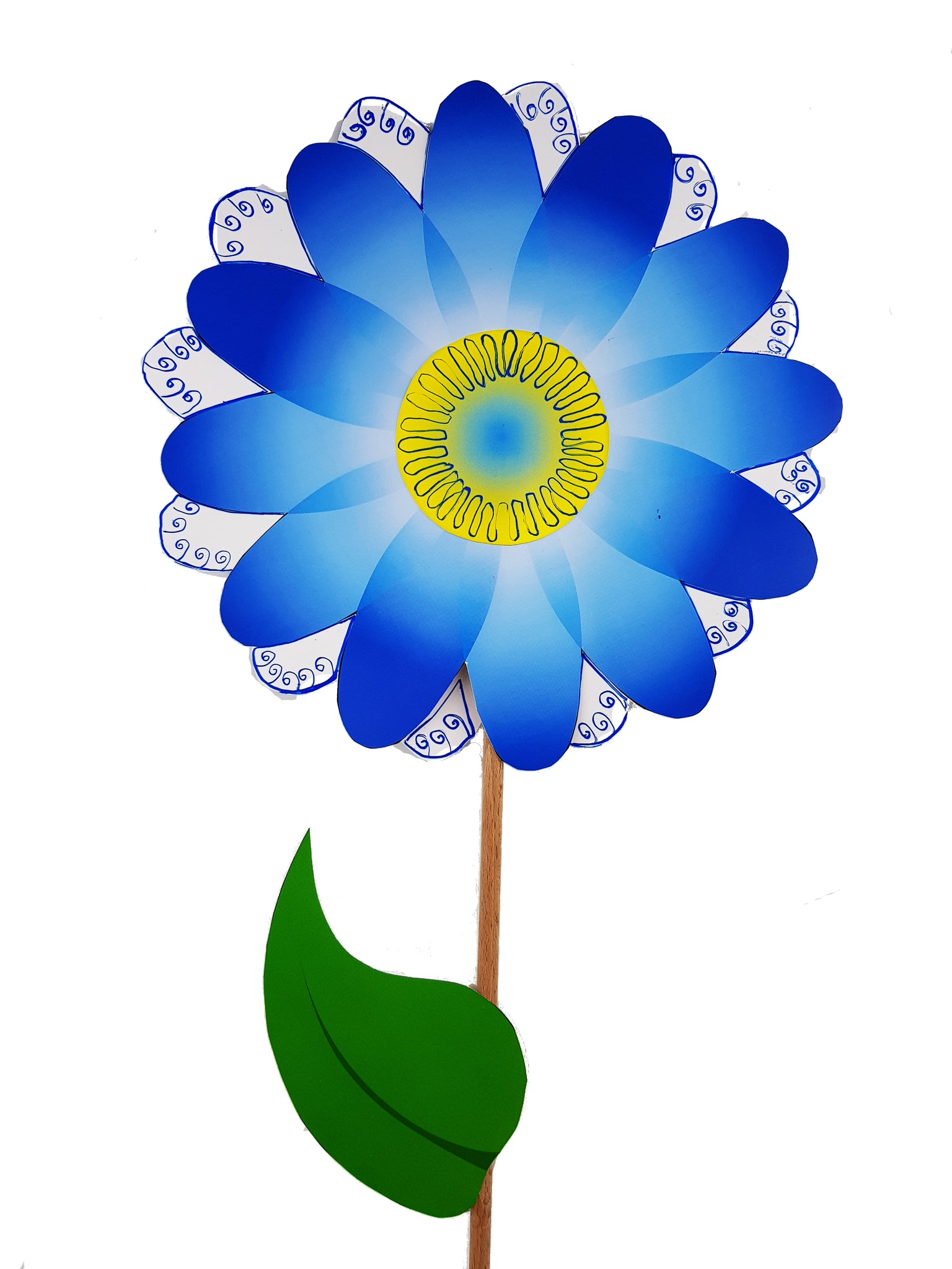 Detail Blumen Blau Nomer 16