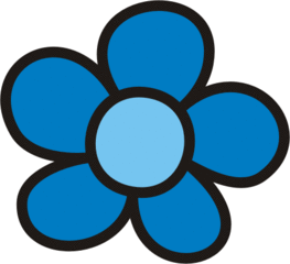 Detail Blumen Blau Nomer 3