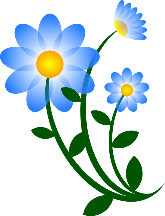 Detail Blumen Blau Nomer 4