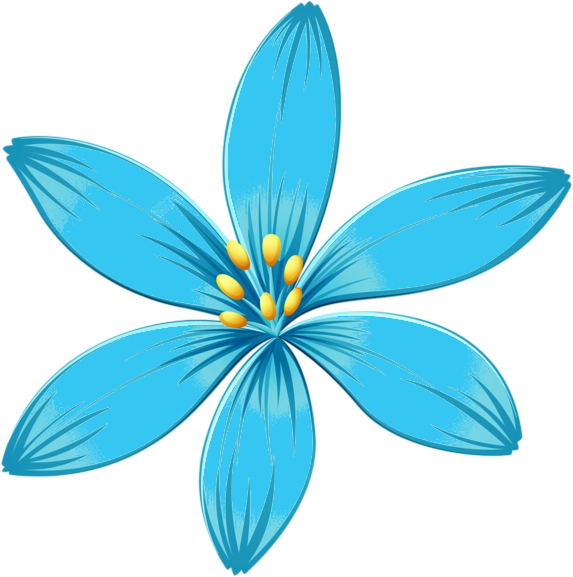 Detail Blumen Blau Nomer 5