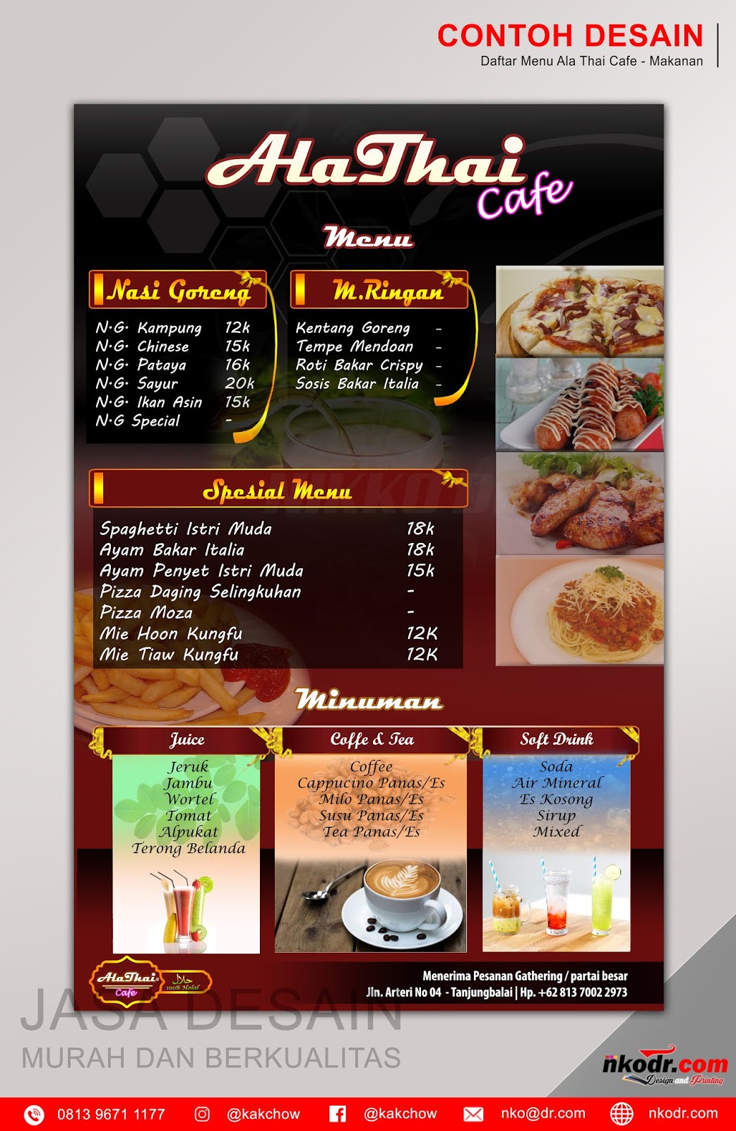 Detail Contoh Desain Menu Makanan Nomer 22