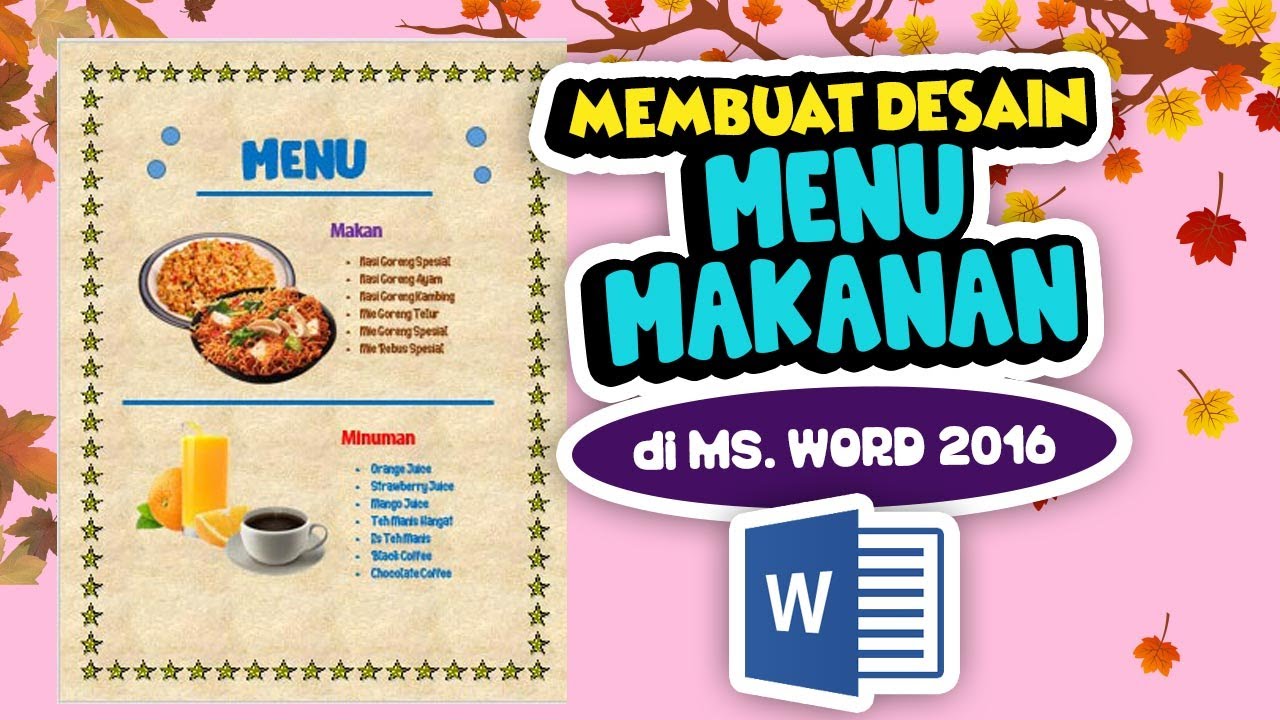 Detail Contoh Desain Menu Makanan Nomer 44