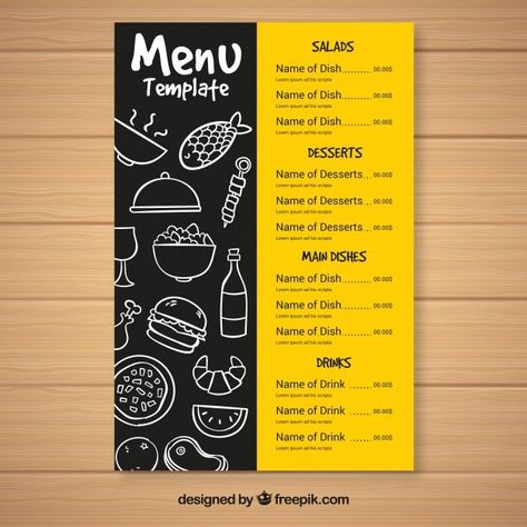 Detail Contoh Desain Menu Restoran Nomer 16