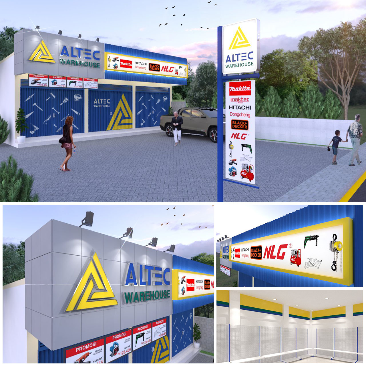 Contoh Desain Minimarket - 54+ Koleksi Gambar