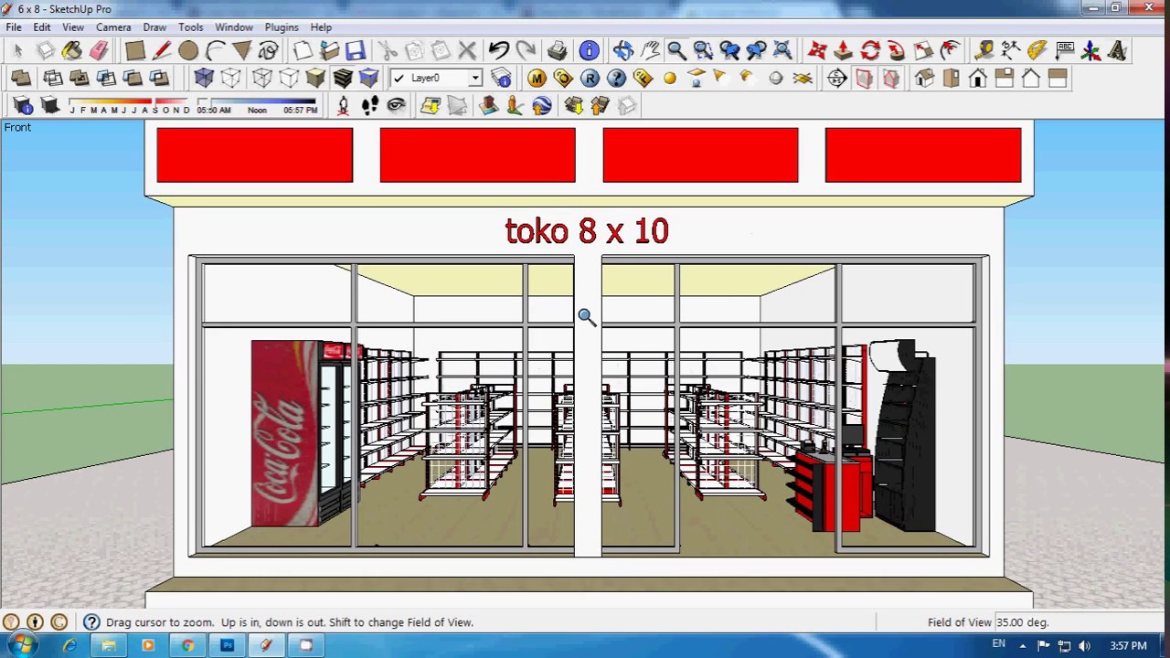 Detail Contoh Desain Minimarket Nomer 7