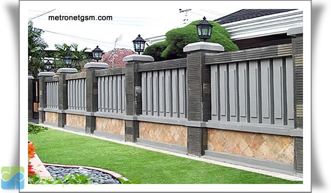 Detail Contoh Desain Pagar Rumah Nomer 26