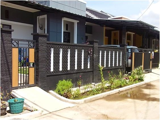 Detail Contoh Desain Pagar Rumah Nomer 27