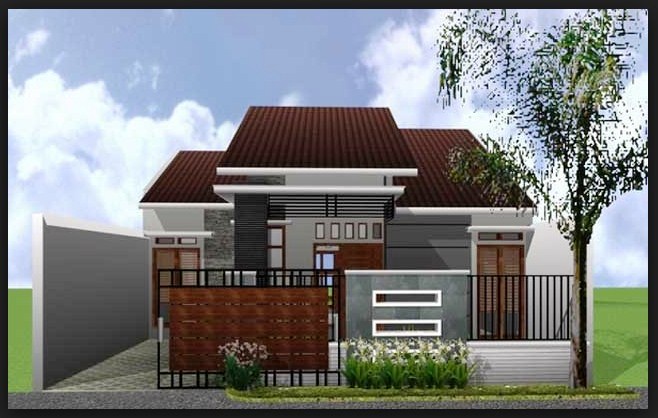 Detail Contoh Desain Pagar Rumah Nomer 52