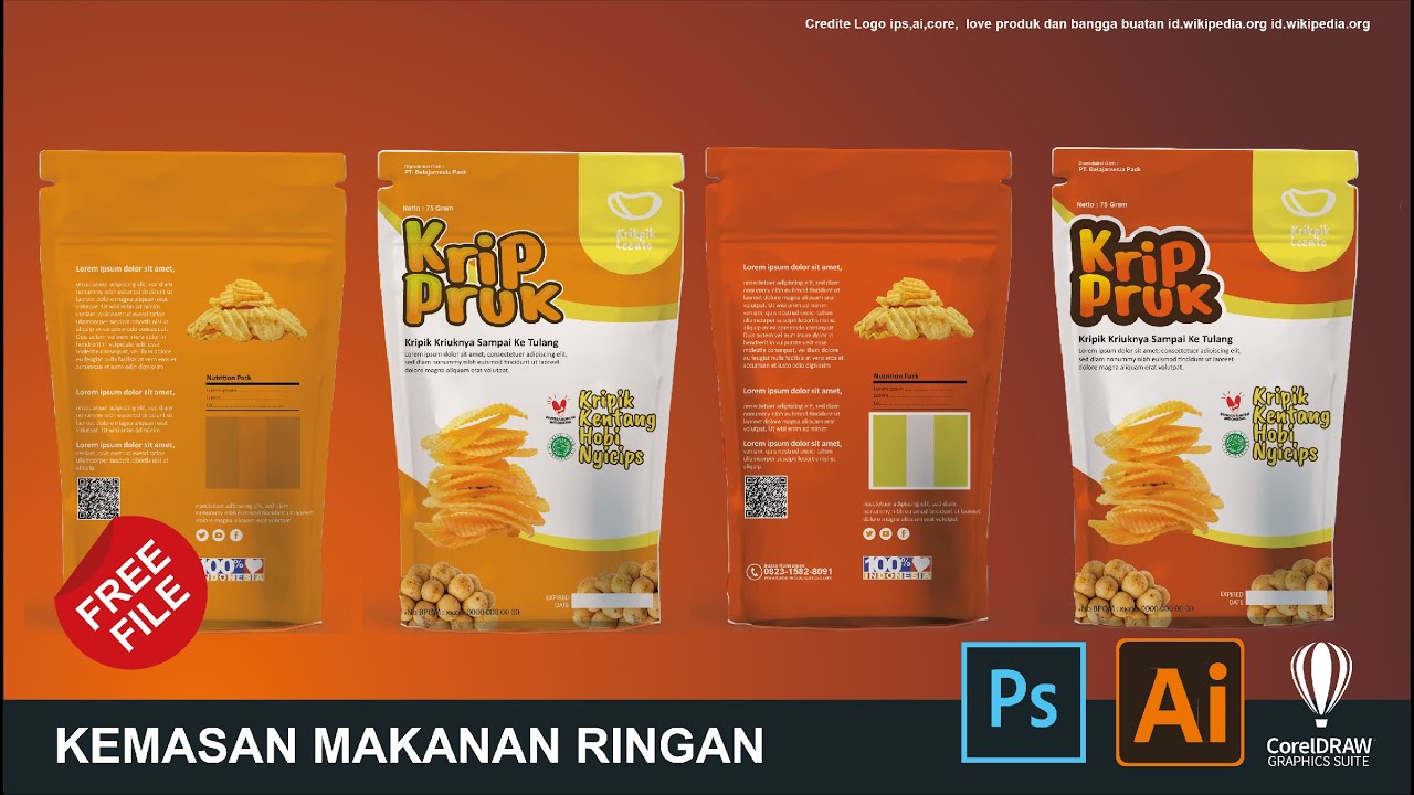 Detail Contoh Desain Produk Makanan Ringan Nomer 13