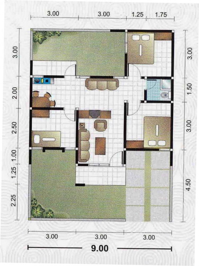 Detail Contoh Desain Rumah Minimalis 3 Kamar Nomer 48