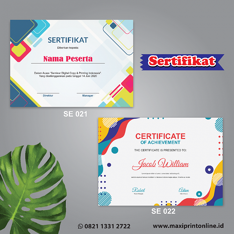 Detail Contoh Desain Sertifikat Seminar Nomer 48