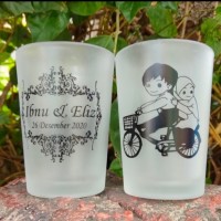 Detail Contoh Desain Souvenir Gelas Pernikahan Nomer 9