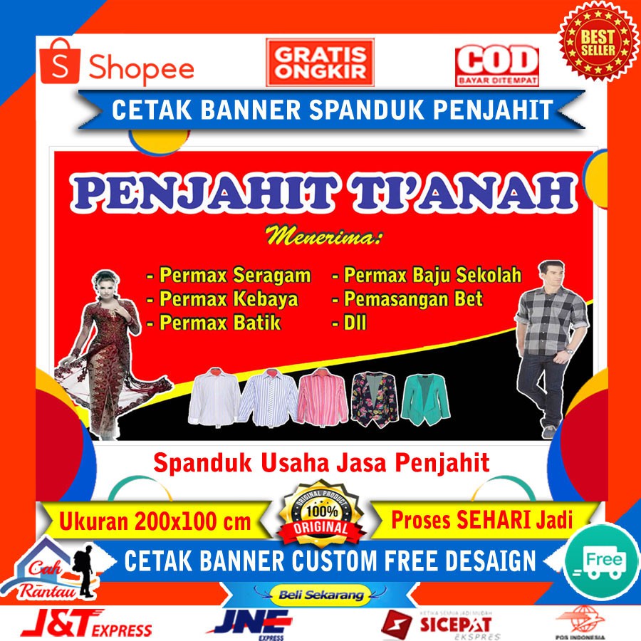 Detail Contoh Desain Spanduk Penjahit Nomer 14