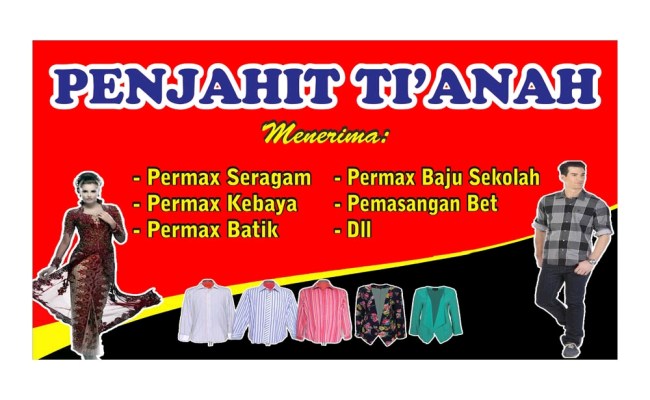 Detail Contoh Desain Spanduk Penjahit Nomer 18