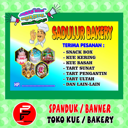 Detail Contoh Desain Spanduk Toko Kue Nomer 35