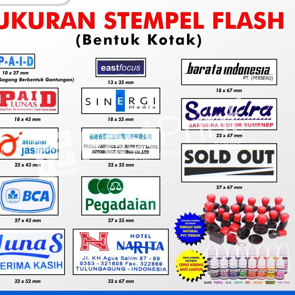 Contoh Desain Stempel Kotak - KibrisPDR