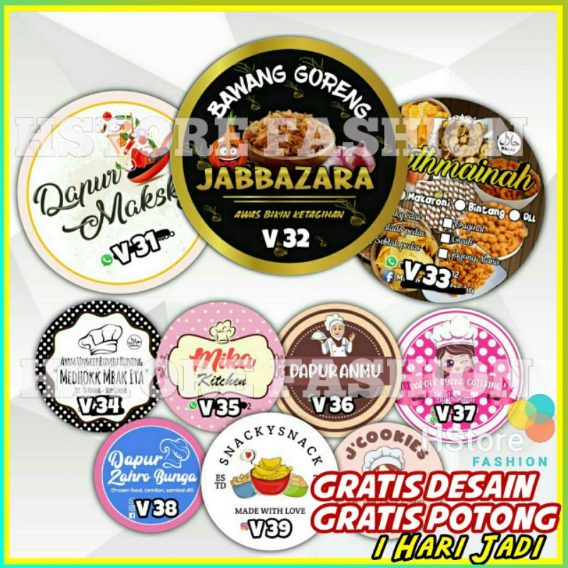 Detail Contoh Desain Stiker Bulat Nomer 41