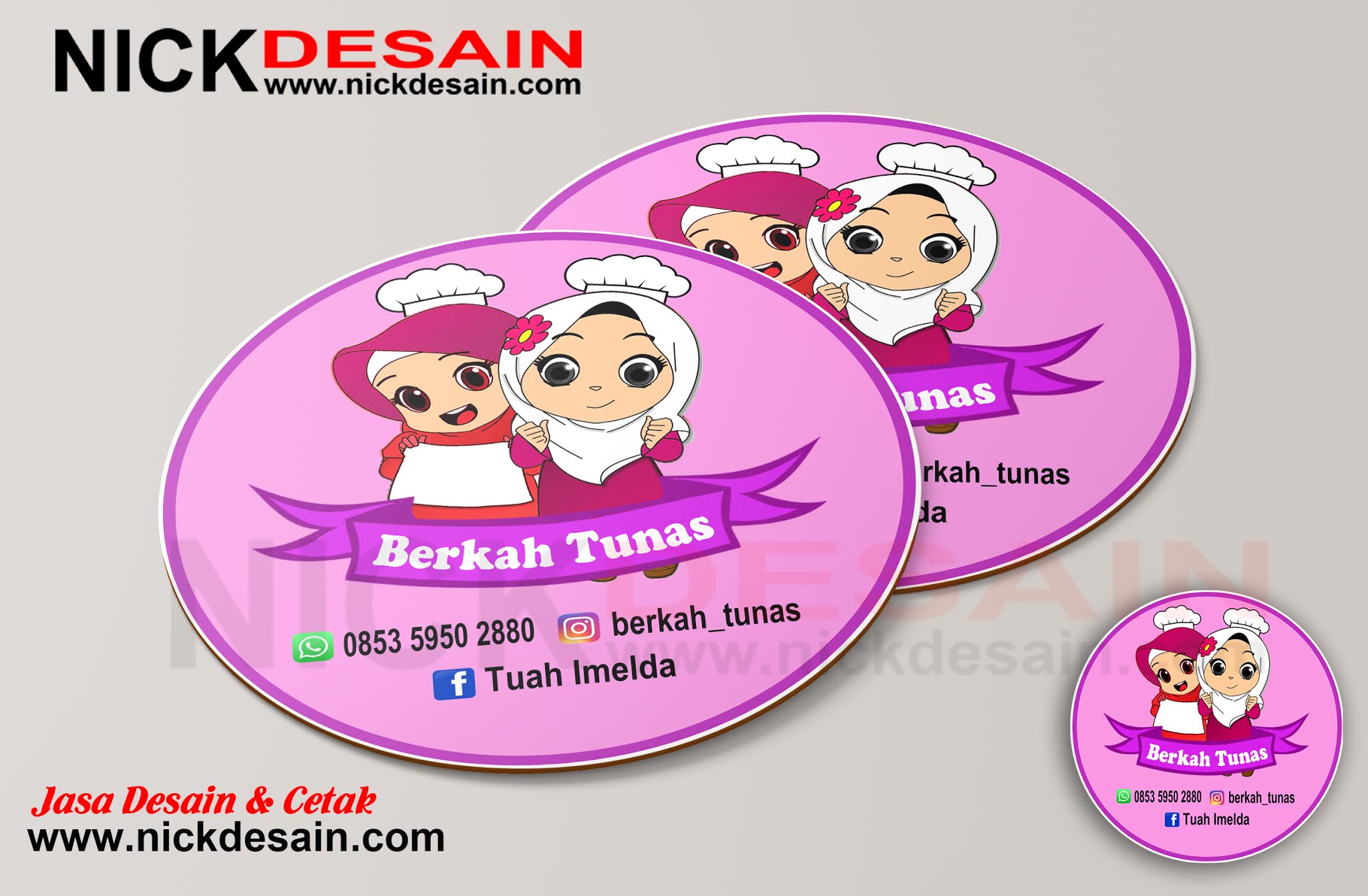 Detail Contoh Desain Stiker Bulat Nomer 10