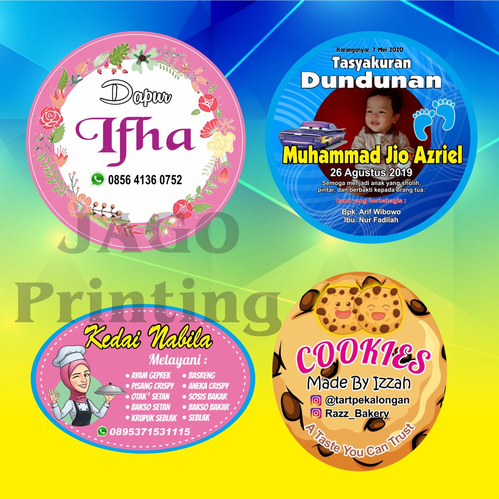 Detail Contoh Desain Stiker Kelas Nomer 33