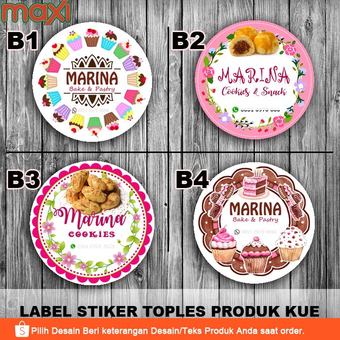 Detail Contoh Desain Stiker Kue Kering Lebaran Nomer 37