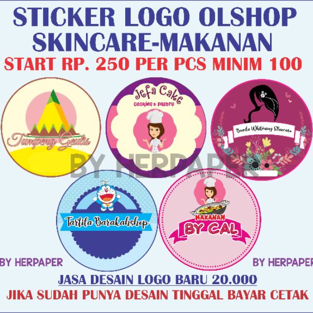 Detail Contoh Desain Stiker Olshop Nomer 25