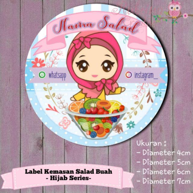 Detail Contoh Desain Stiker Salad Buah Nomer 38