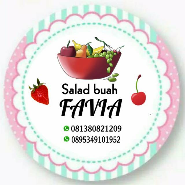 Detail Contoh Desain Stiker Salad Buah Nomer 7