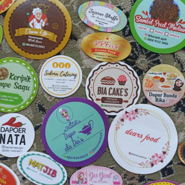 Detail Contoh Desain Stiker Untuk Kue Kering Nomer 53