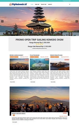 Detail Contoh Desain Web Pariwisata Nomer 3