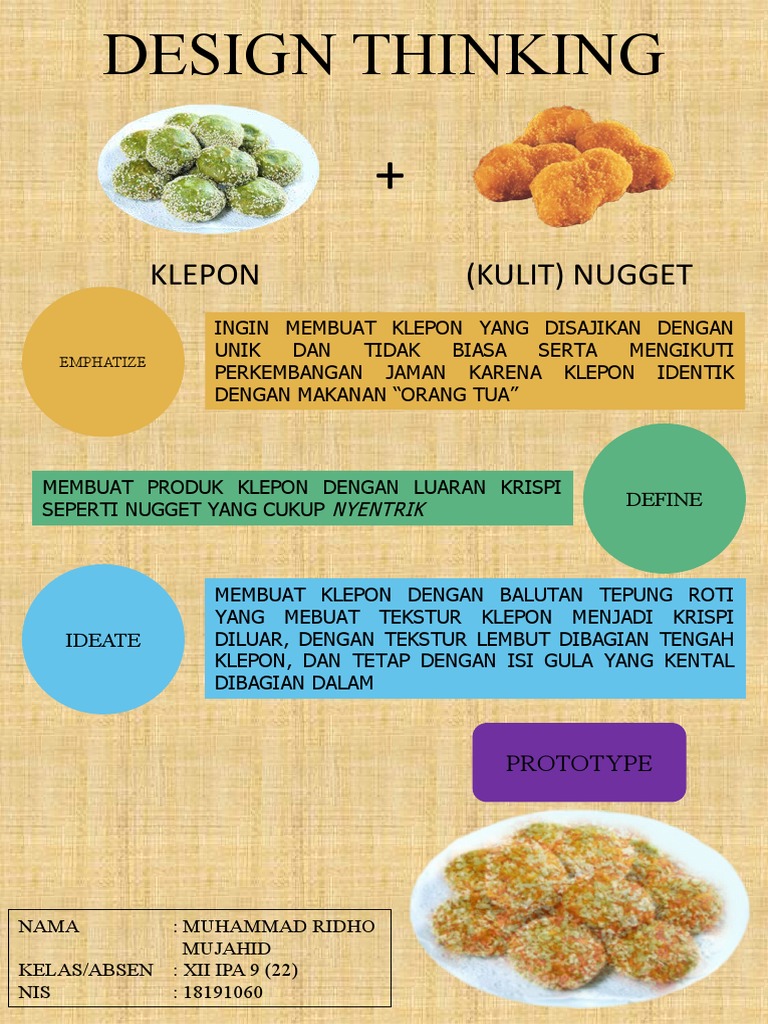 Detail Contoh Design Thinking Makanan Nomer 5