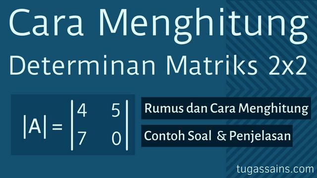 Detail Contoh Determinan Matriks Nomer 36