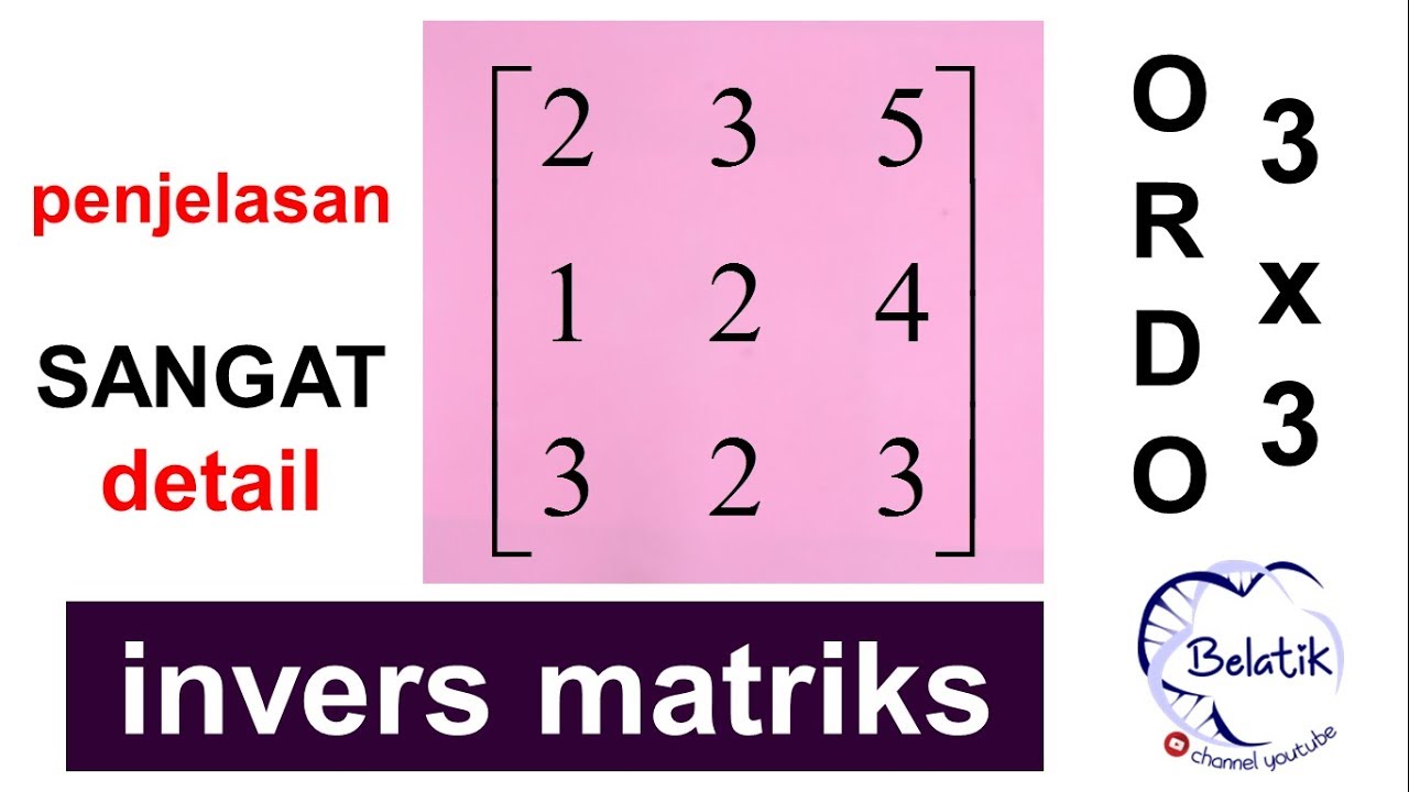 Detail Contoh Determinan Matriks Nomer 41