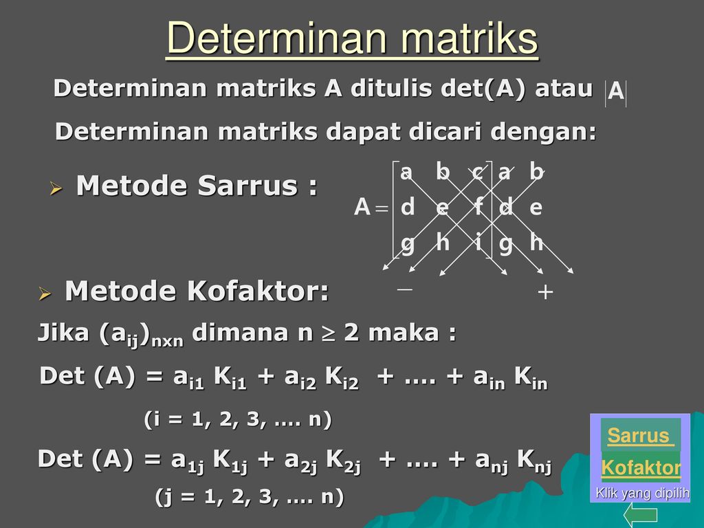 Detail Contoh Determinan Matriks Nomer 57